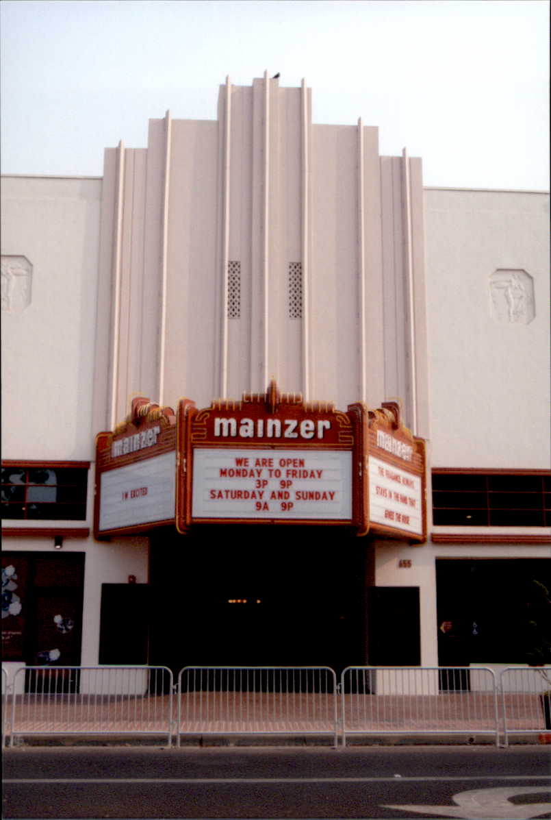 Front view of restored Strand (Mainzer) Theater.